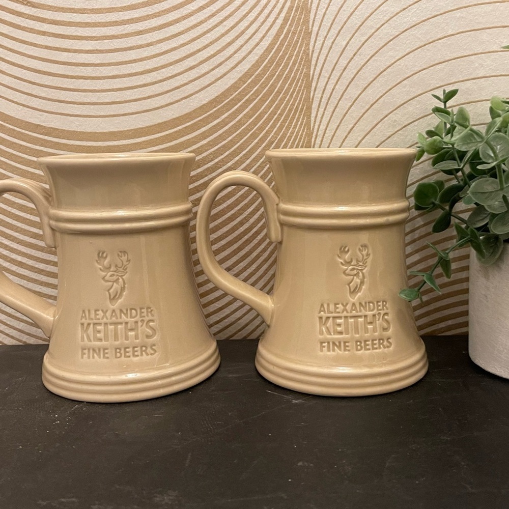 Alexander Keith | Pair of Ceramic Beer Steins